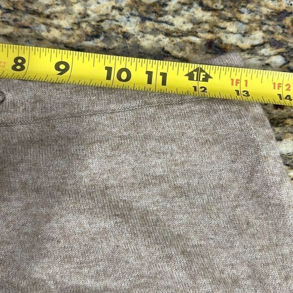 MOTF Cashmere Blend Knitted Drawstring Closure Contrast Trim Shorts Size M - Picture 5 of 7